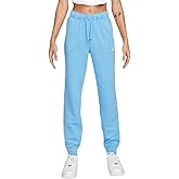 Nike Sportswear Club Fleece Women's Mid-Rise Joggers (DQ5191-412, University Blue/White)