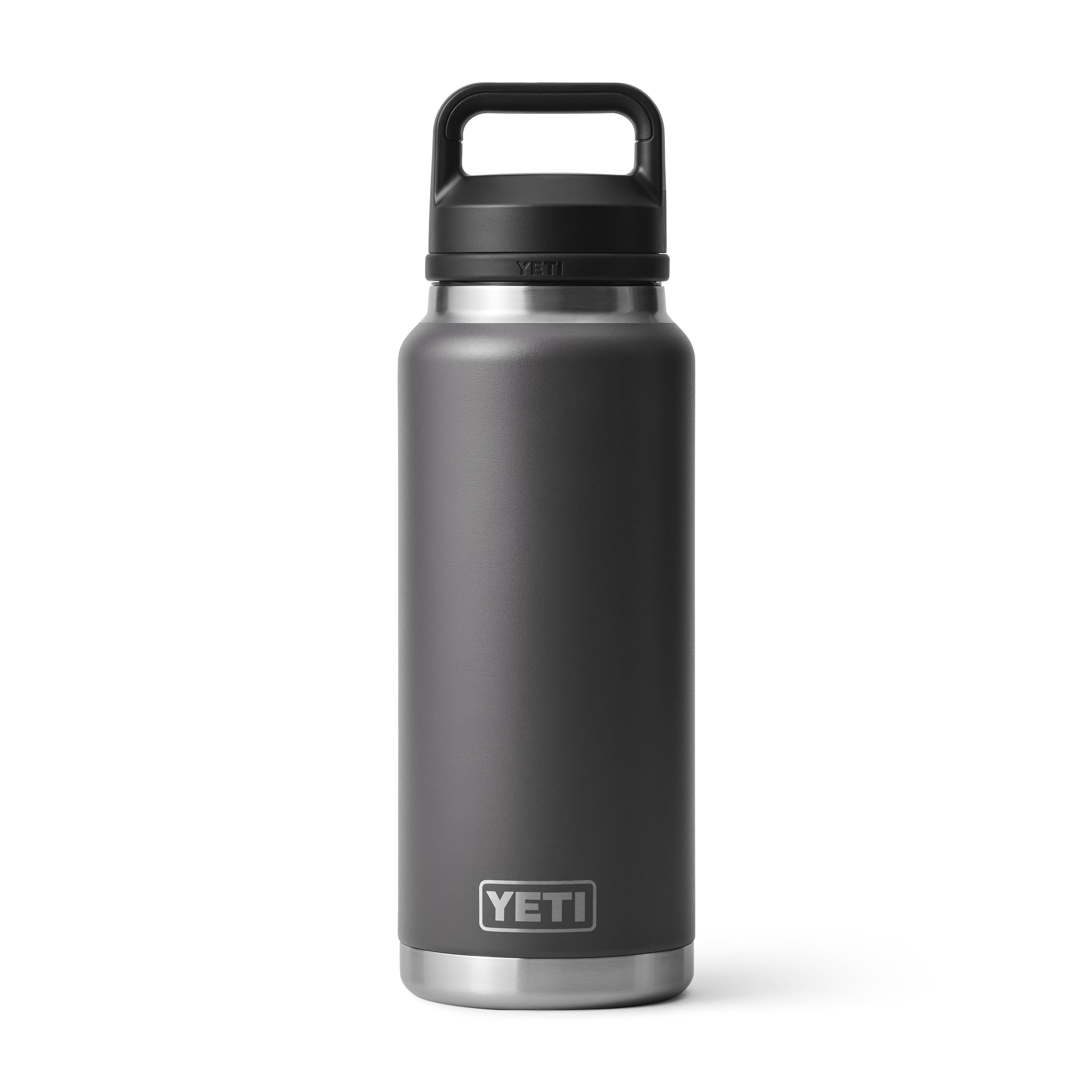 Yeti Rambler 36 oz Bottle, Vacuum Insulated, Stainless Steel with Chug Cap, Charcoal (5230)