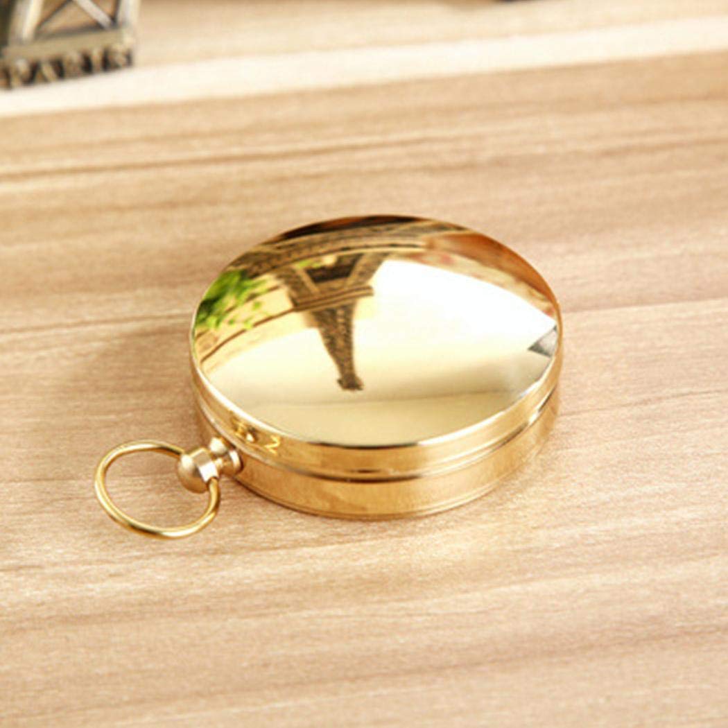 milene88 Portable Mini Compass Accurate Handy Guider Camping Survival Glow Compass Compasses