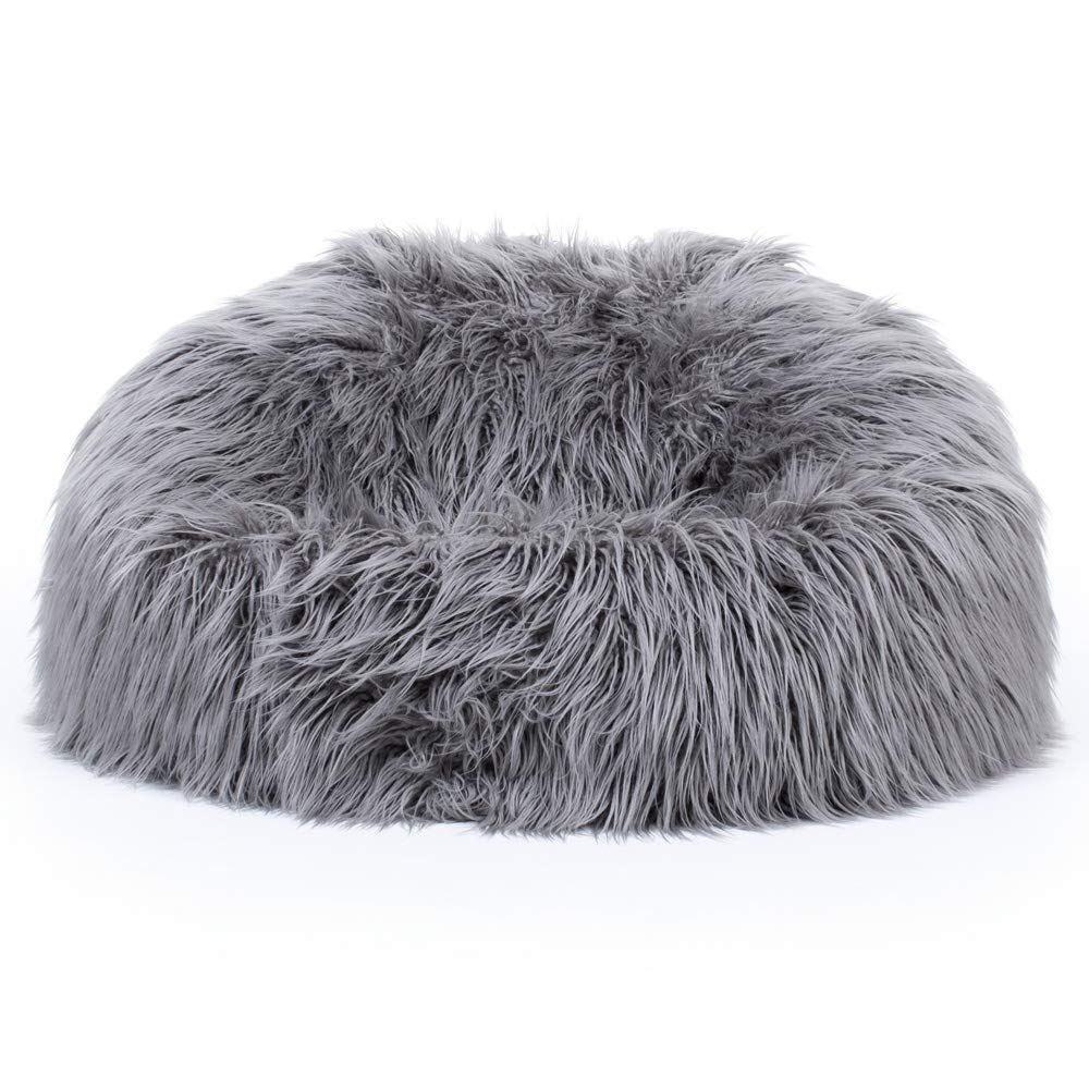 faux fur bean bag