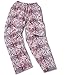 Zubaz Snakeskin Zebra Pants, Blue Red (Large)