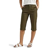 Lee Womens Ultra Lux Comfort with Flex-to-go Utility Skimmer Capri Pant
