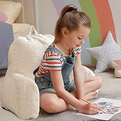 NTBED Reading Pillow Faux Fur Bed Wedge Backrest