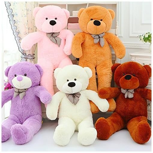 MorisMos Giant Cute Soft Toys Teddy Bear for Girlfriend Kids Teddy Bear (Light Brown, 55 Inch) - Image 7