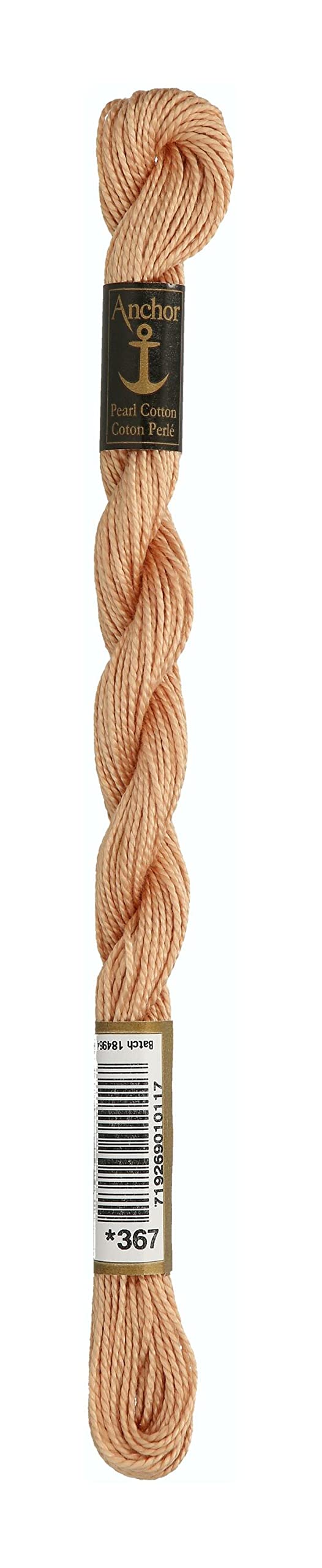Anchor Pearl Thread, Embroidery Thread, Cotton, 00367 Brandy, Brandy