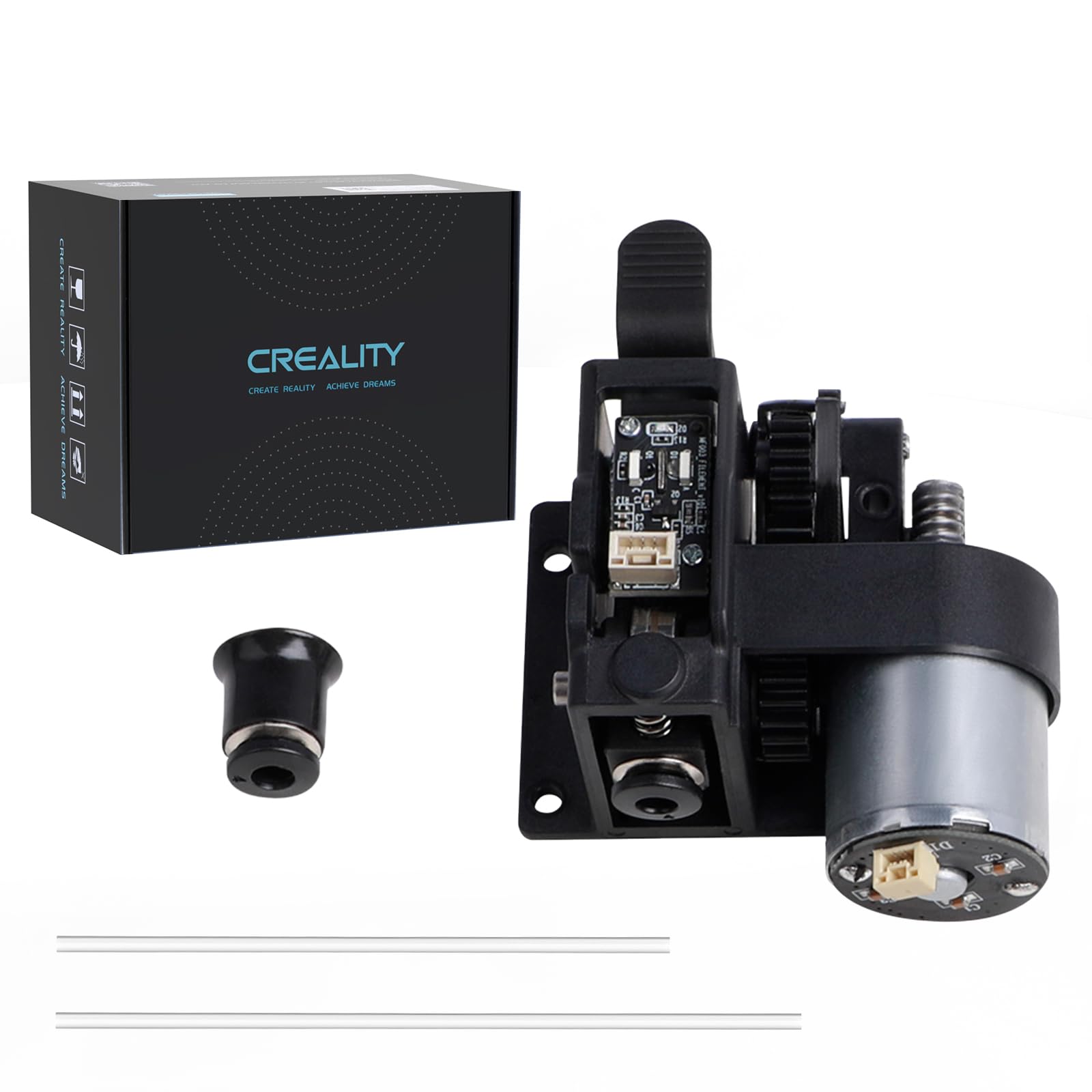 Photo 1 of Creality CFS Feed and Return Kit, Original CFS Replacement Accessories, CFS Feed and Withdraw Filament Kit with Teflon Tube 200mm & 230mm, Pneumatic Connector