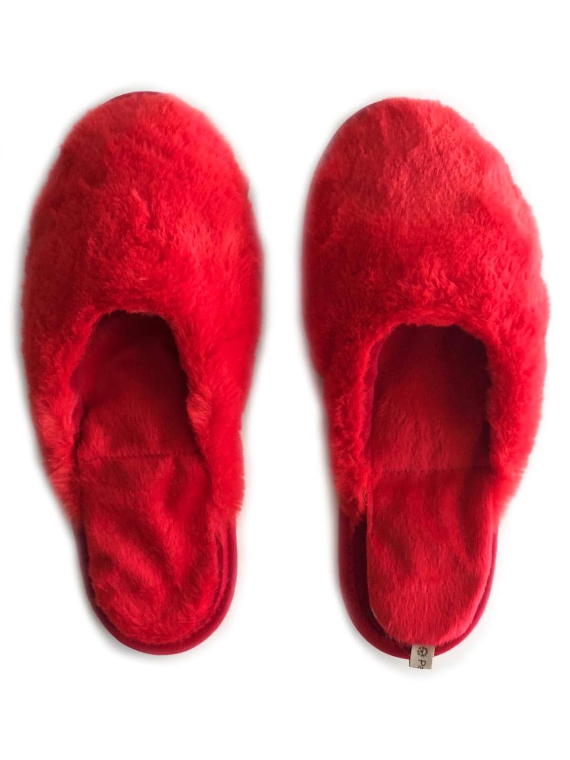 house slippers for women on Amazon Com Pantuss Red Slide On Style Aromatherapy House Slippers For Women Featuring Removable And Heatable Lavender Filled Insoles These Fluffy Slippers Are Perfect House Shoes For Women Handmade
