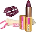 ZAO REFILL Matt Lippenstift Nachfüller – Dunkelrot 465, Bio-Naturkosmetik Mit Bambusverpackung