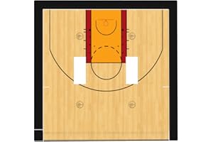 SPTVAN Basketball Court Black 2 Gang Light Switch Cover Double Toggle Wall Plate Decorative Switchplate Electrical Faceplate for Boys Kids Bedroom Nursery House Living Room Decor