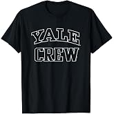Yale University Crew Big Varsity Font Logo T-Shirt