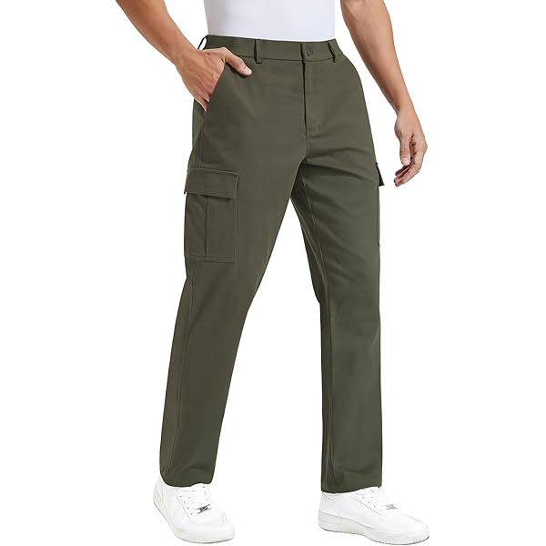 ZeroXposur Mens Stretch Hiking Travel Pants with Side Zipper