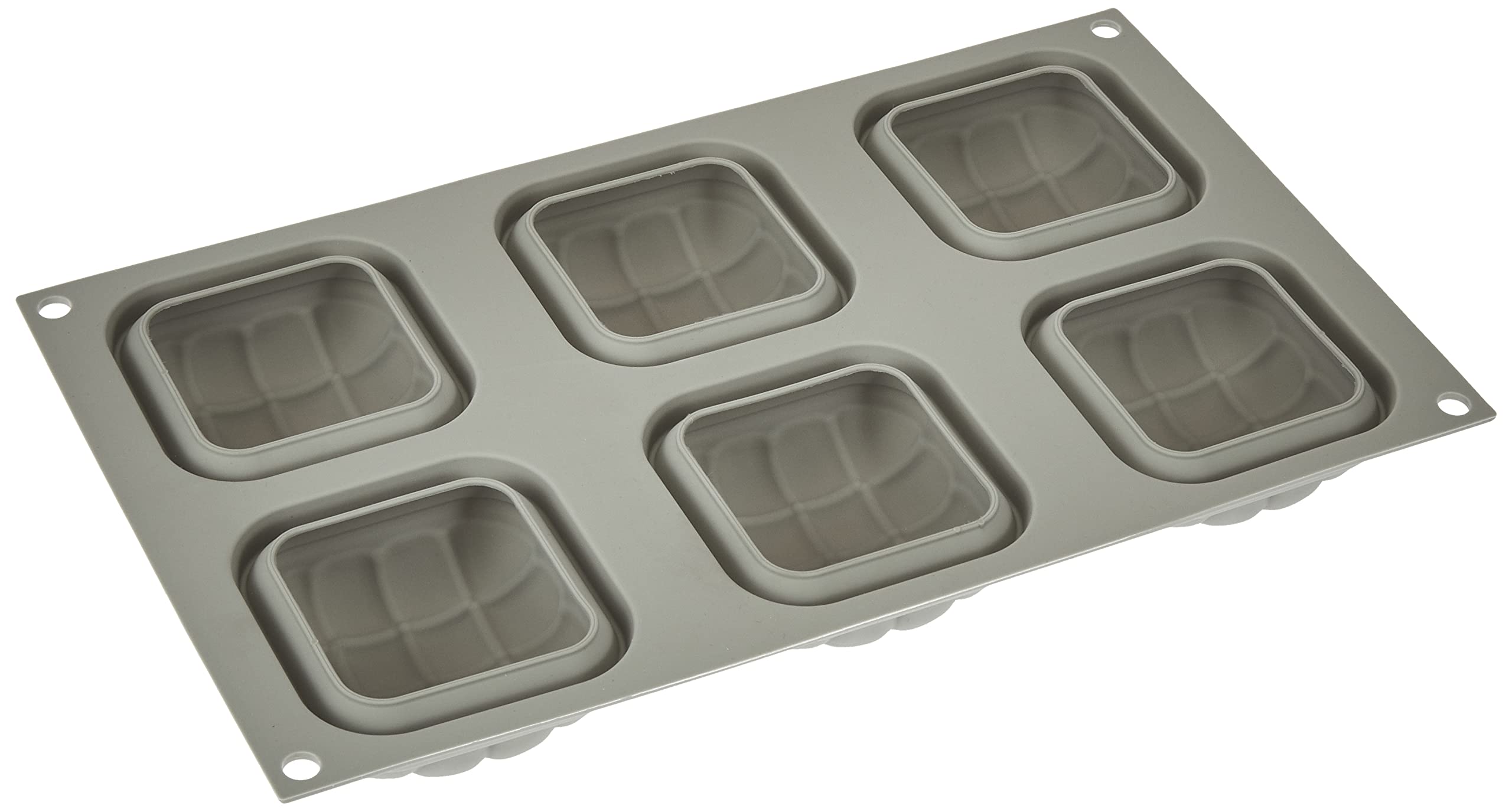 Silikomart - Mini ELEGANZA - Silicone Mould 300 MM x 175 MM H 30 MM, Grey