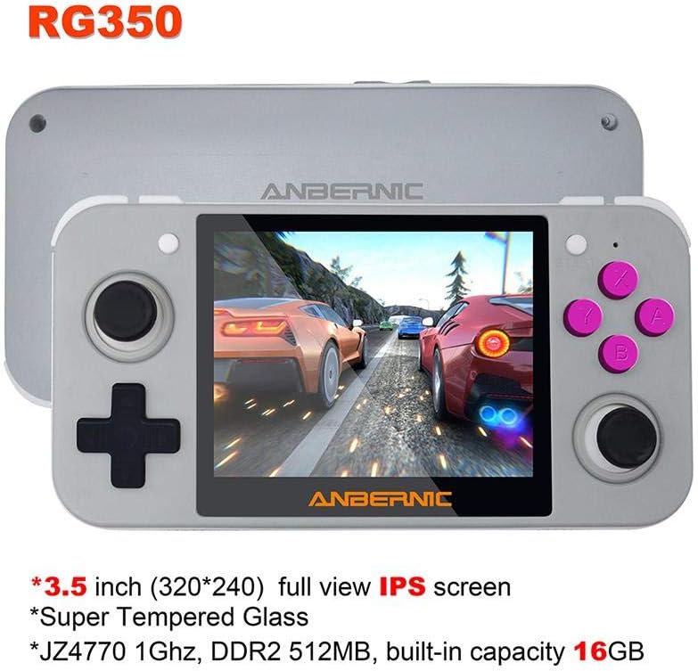 vividesire RG350 IPS Retro Game Console Handheld Optimized Game Machine English Interface with Stereo Speakers 16GB eco Friendly