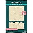 Spellbinders Luxe Backdrop and Border Embossing Folder, Clear