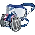 GVS SPR659 Elipse Integra Low Profile Mask with Goggle with Filters for Dust, Organic Gases and Vapors, S/M