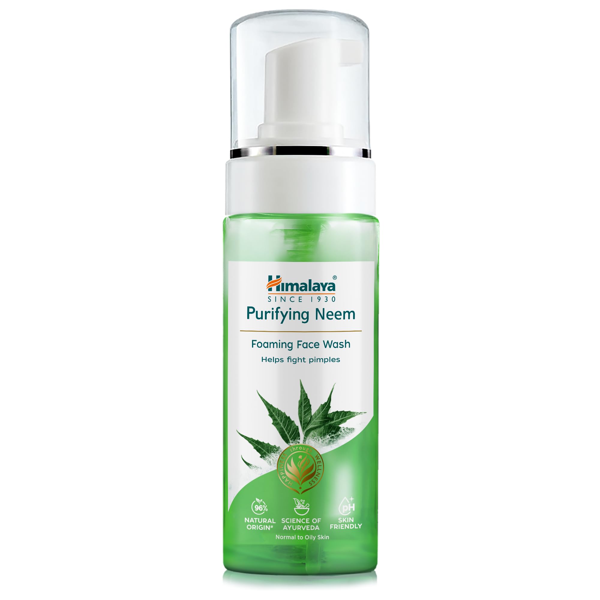 Himalaya Herbals Neem Face Wash Foam with Turmeric Extract, 150 ml