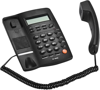 Telefon Mit Lcd Display Caller Id Volume Einstellbarer Wecker Fur