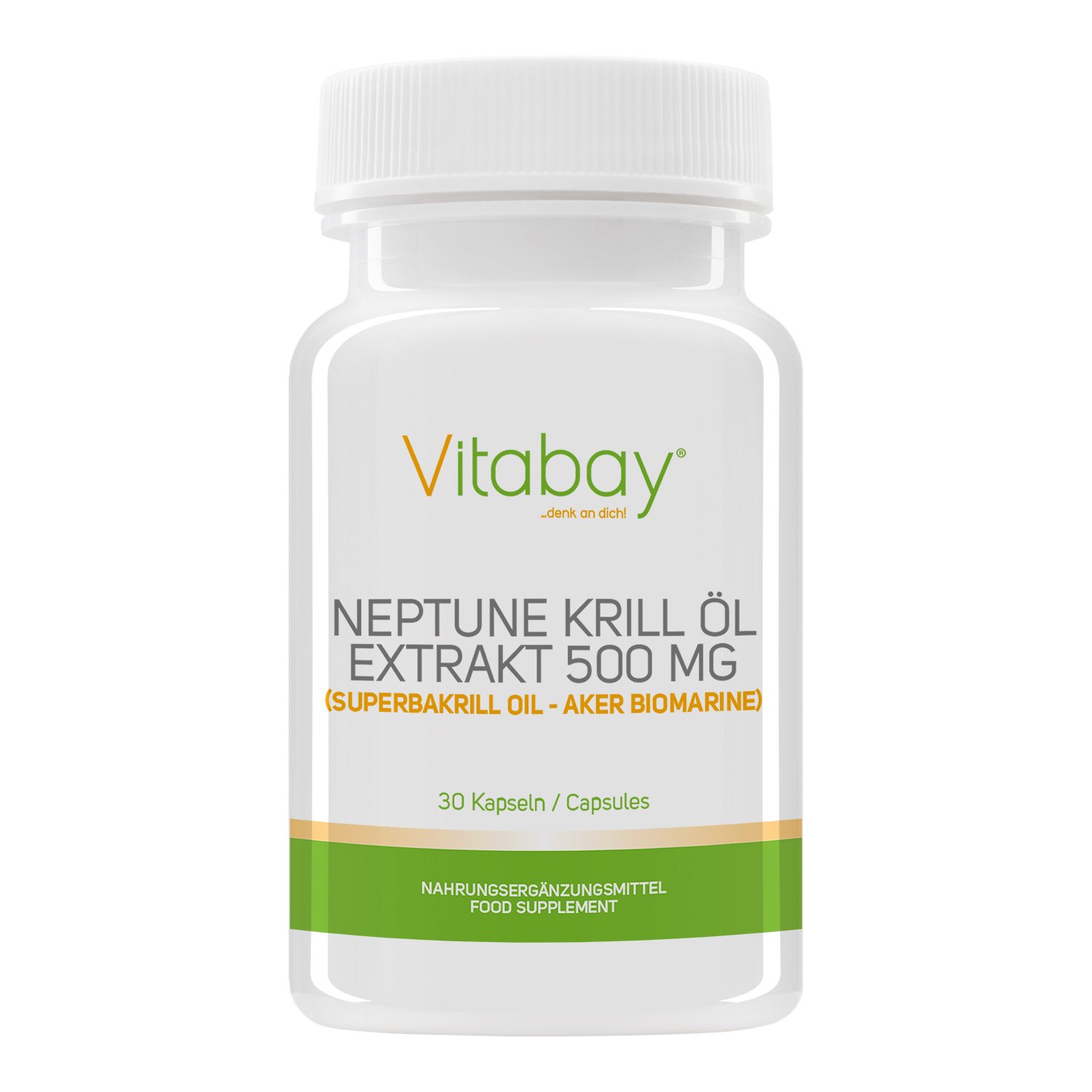 Vitabay Neptune Krill Oil 500 mg Rich in Omega3 Fatty acids High