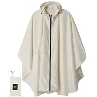 Eva Rain Ponchos For Adults, 2 Pack Reusable Raincoat For Women And Men