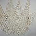 Bilipala Fishing Net Decor,Fishing Net, Wall Hangings Decor,Mediterranean Style Photographing Decoration, Creamy White