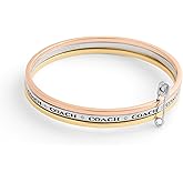 COACH Women's Signature Safety Pin Bangle Set
