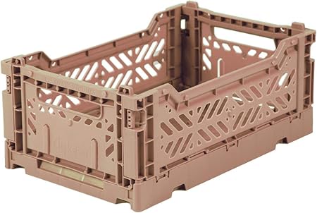 Ay-Kasa - Caja Plegable de plástico (27 x 17 x 11 cm), Color Gris: Amazon.es: Hogar