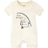 Cnins Pack My Diapers Im Going Fishing with Daddy - Cute Baby Essentials Outfits for Daddy & Baby Matching Activities