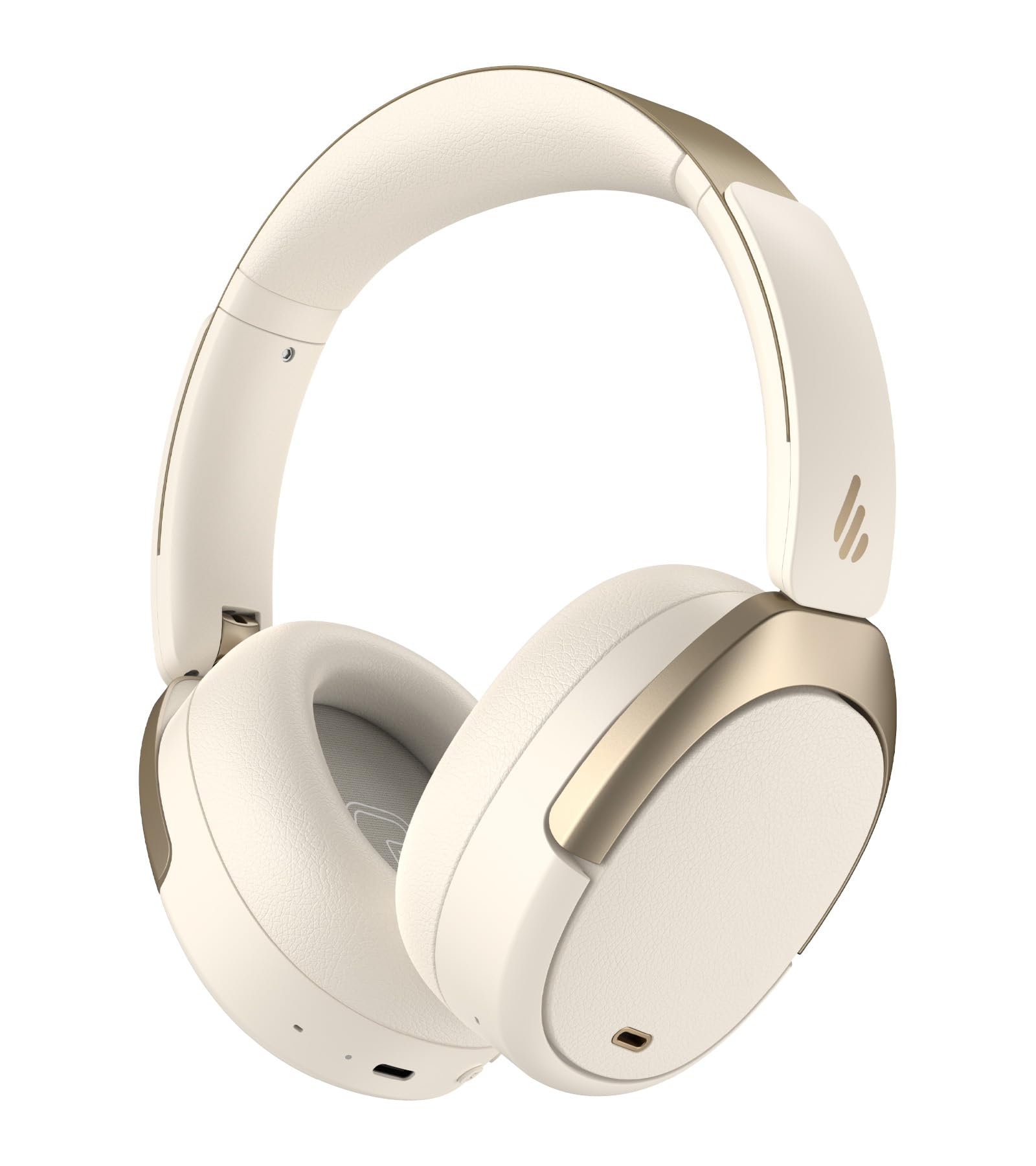 Edifier WH950NB (2026) Faltbarer Over-Ear Kopfhörer mit Hybrid Active Noise Cancelling. LDAC Codec mit Hi-Res Audio und Custom EQ über App. Bis zu 80 Std. Akkulaufzeit. Bluetooth V5.4 (Weiß) 9