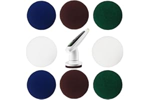 Electric Spin Scrubber Replacement Brush Heads – 8-Pack Extra Brushes for DEPURE Power Scrubber, Ideal for Bathroom Cleaning 