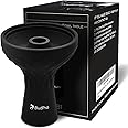 BudPro Hookah Bowl - Silicone 1 Hole Phunnel Bowl - Perfect with Charcoal Holder - Black Shisha Bowl