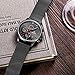 Baogela Mens Black Dial Military Stainless Steel Chronograph Quartz Wrist Watch\