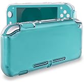 TIKOdirect Clear Case for Switch Lite, Durable Clear Cover with Shock-Absorbent &amp; Anti-Scratch Switch Lite Accessories Slim Skin Shell, Transparent