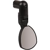 Zefal Spin 25 Bar-End Bike Mirror &ndash; Compact Foldable Rearview Mirror for Road &amp; Gravel Bikes | 25 cm&sup2; Convex Chrome ABS, Triple-Axis Adjustable, Reversible Mount, 57 g
