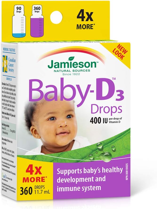 Baby D 400 Iu Vitamin D3 Droplets Amazon Ca Health Personal Care