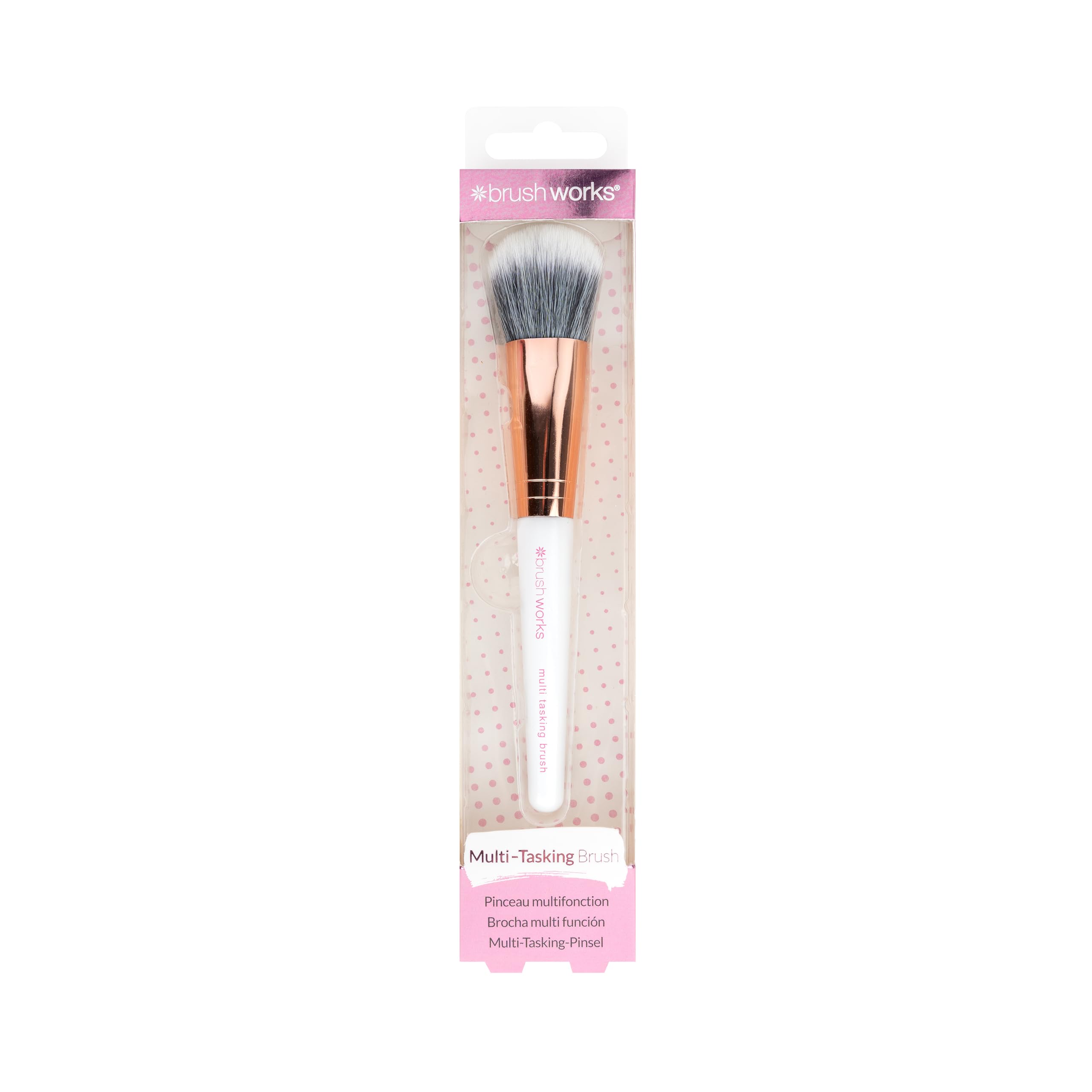 Brushworks Multi Tasking Brush- Pink & Gold