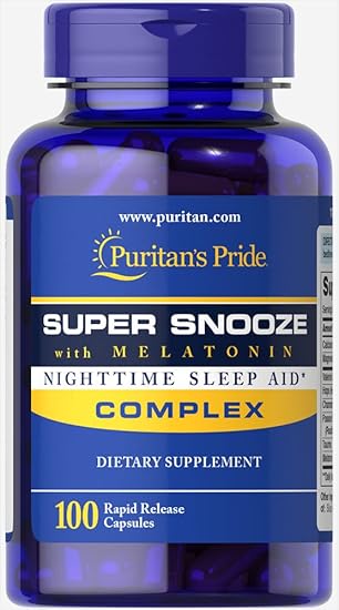 Amazon.com: Puritan s Pride Super Snooze con Melatonina ...