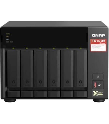 QNAP HS-453DX-8G-US Silent and Fanless Multimedia NAS with 8GB RAM
