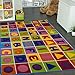 Kids Rug Numbers and Letters Area Rug 5x7 (Approx : 4'11