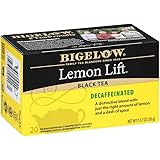 Bigelow Tea Decaffeinated Lemon Lift Black Tea, 20 Count (Pack of 6), 120 Total Tea Bags