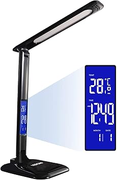 led desk lamp with clock