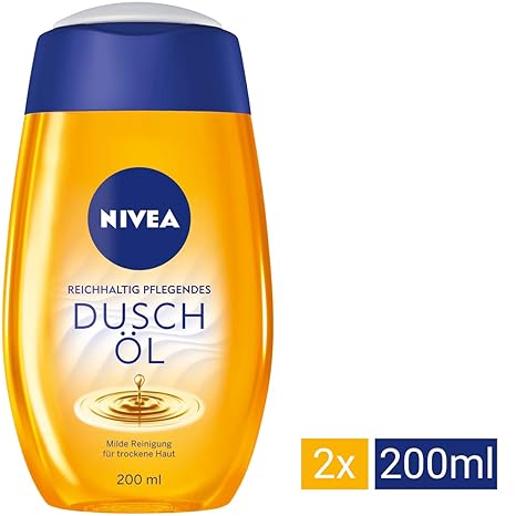 Nivea Natural Duschöl, 2er Pack (2 x 200 ml)