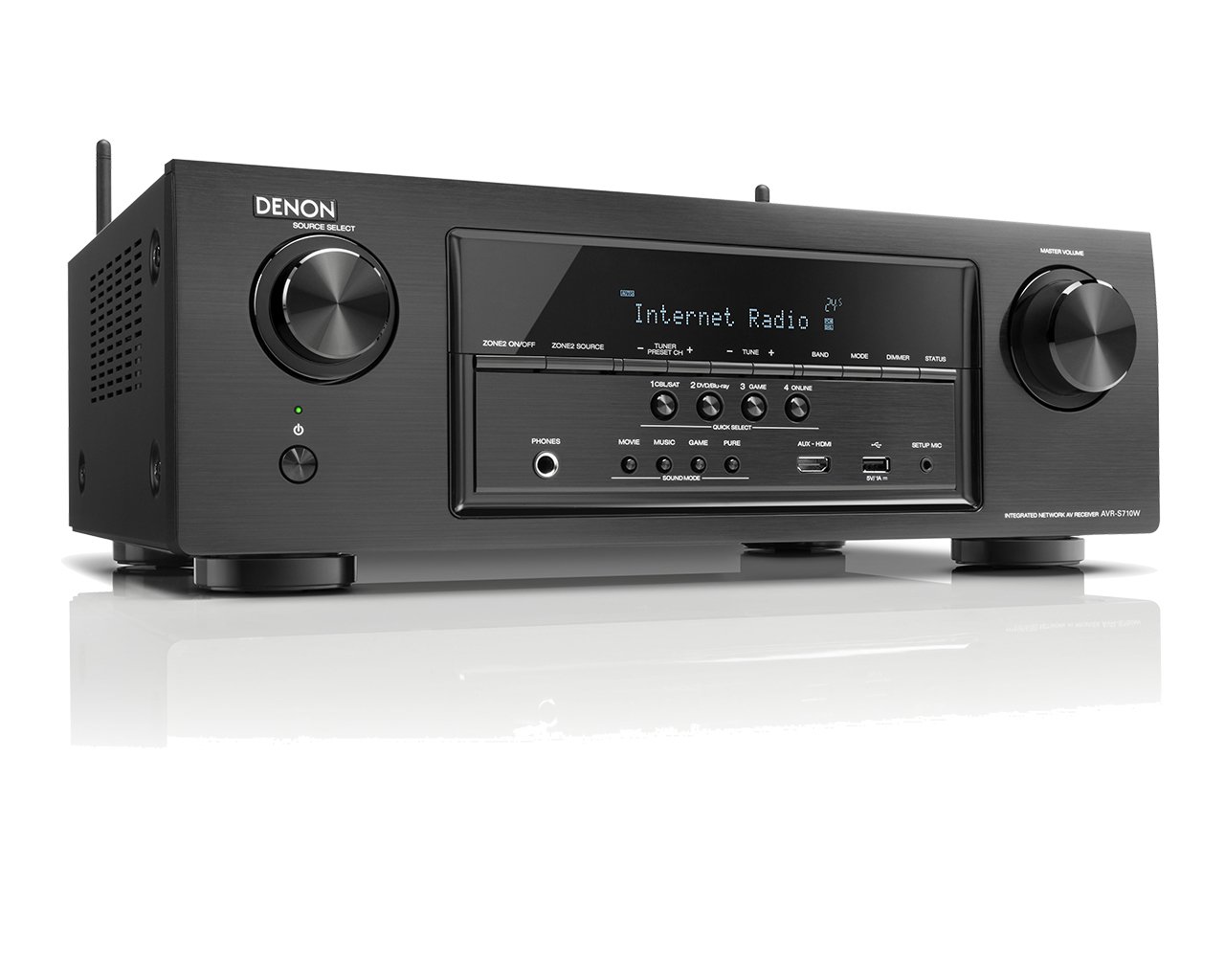 Amazon.com: Denon AVR-S710W 7.2 Channel Full 4K Ultra HD AV Receiver with  Bluetooth and WIFI: Home Audio & Theater