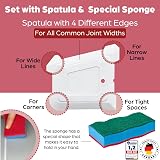 ISPAR Tile Grout Reviver 400g Grey Premixed Fast Drying Repair Kit Spatula view 5