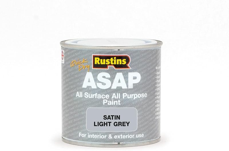 Rustins ASAP Light Grey 250ml Paint ASAPLG250