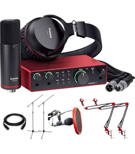 Amazon.com: Focusrite Scarlett 2i2 Studio 4th Gen USB Audio