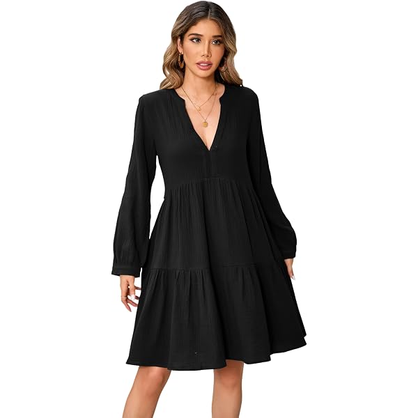 L*Space Las Palmas Dress for Women, Mini-Dress with Tie Front Wrap,  Adjustable Tie, Plus Hook & Eye Closure, Ideal for Vacation & Events,  Black, XS at Amazon Women's Clothing store