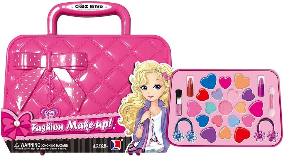 Per Newly Kids Makeup Palette for Girl, Washable My First Princess Make Up Set Non Toxic