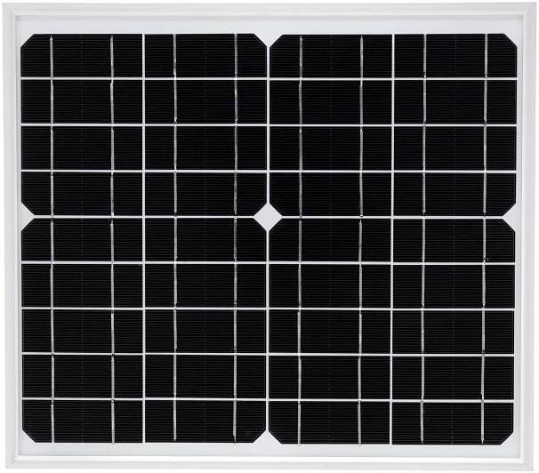 Solarnara Mono Solar Panel 15W 15 Watts For 12 Volt Battery Charning