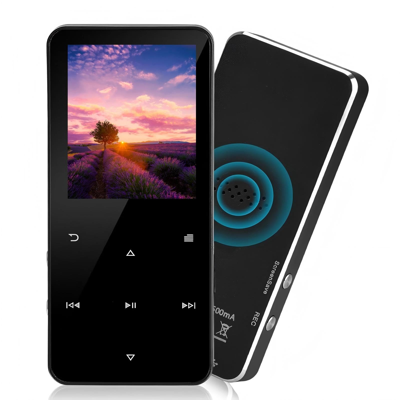 Photo 1 of 144GB MP3 Player with Bluetooth 5.2, Music Player with Built-in HD Speaker, FM Radio, Voice Recorder, HiFi Sound, E-Book, Earphones Included