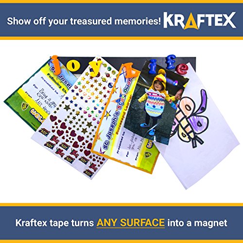 Kraftex Tape [5pk, 1ft x 160mil] Strips with Adhesive